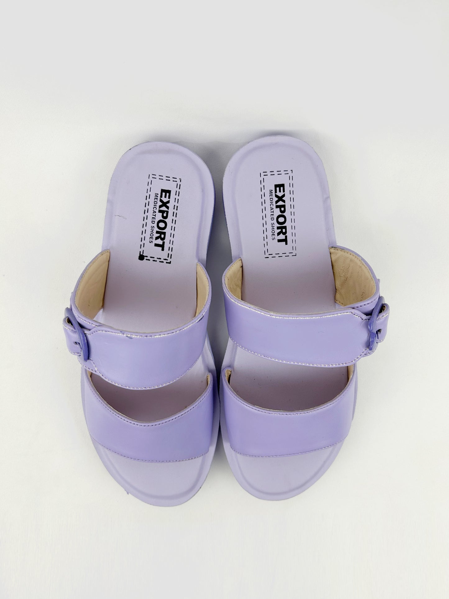 Light Voilet Medicated Casual Slipper for Women WS12