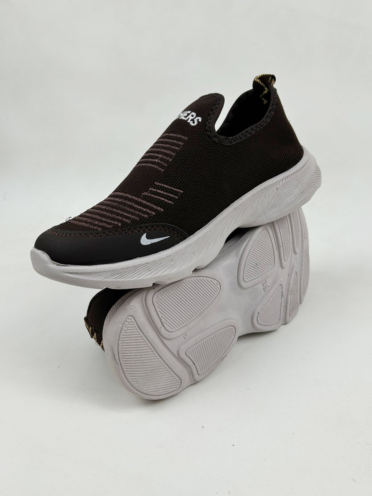 Dark Brown Casual Sneakers For Men MJS112