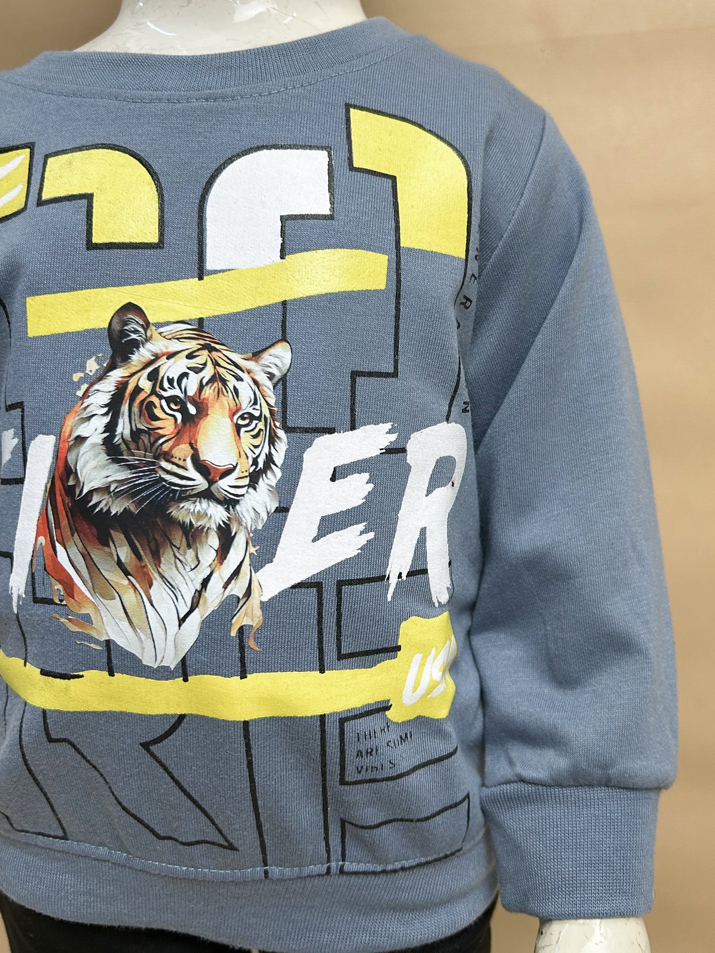 1Yr - 4Yrs Tiger Grey Suit For Kids SK BS120