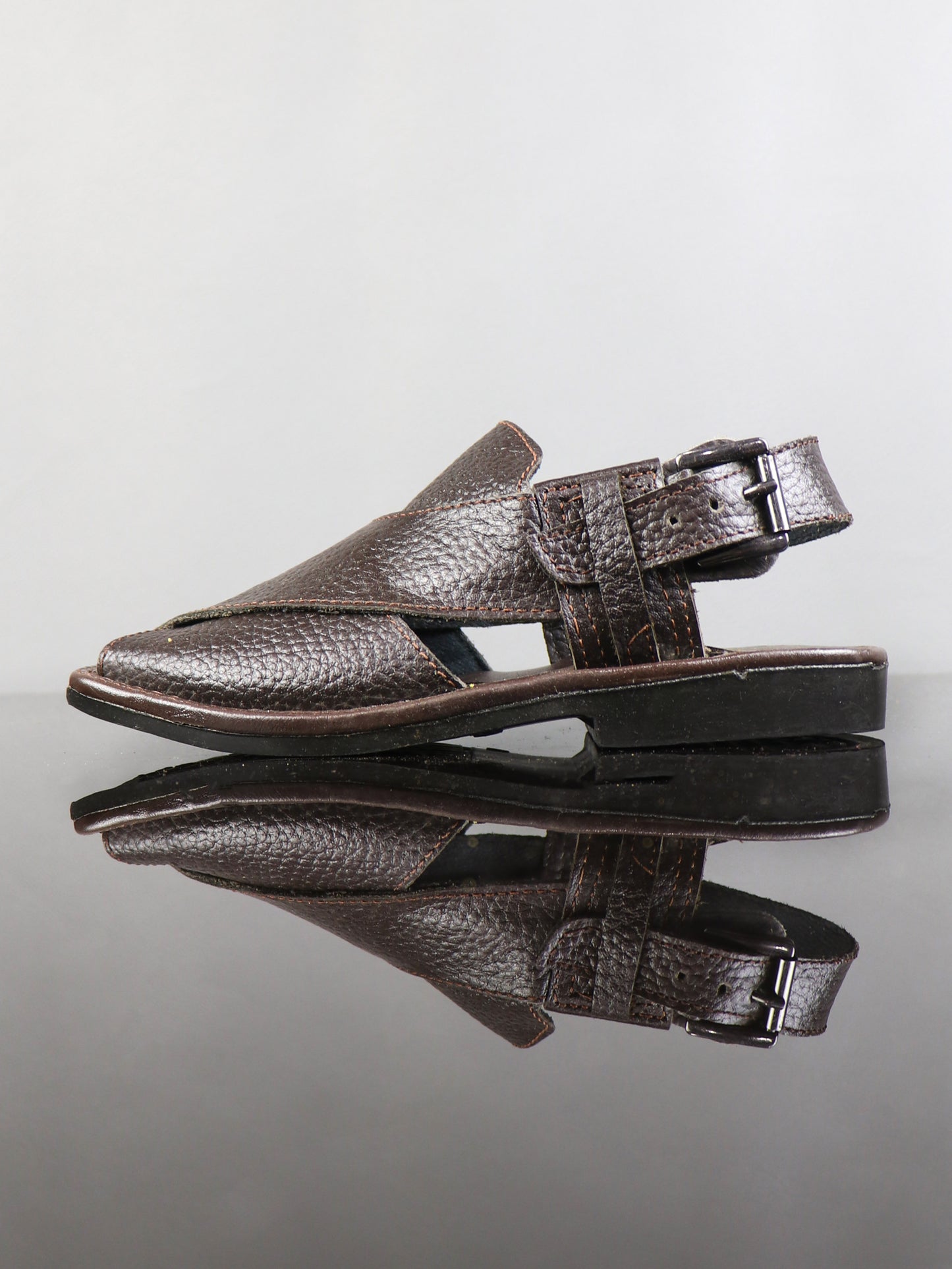 BPC02 Boys Peshawari Sandal 13Yrs - 17Yrs Brown