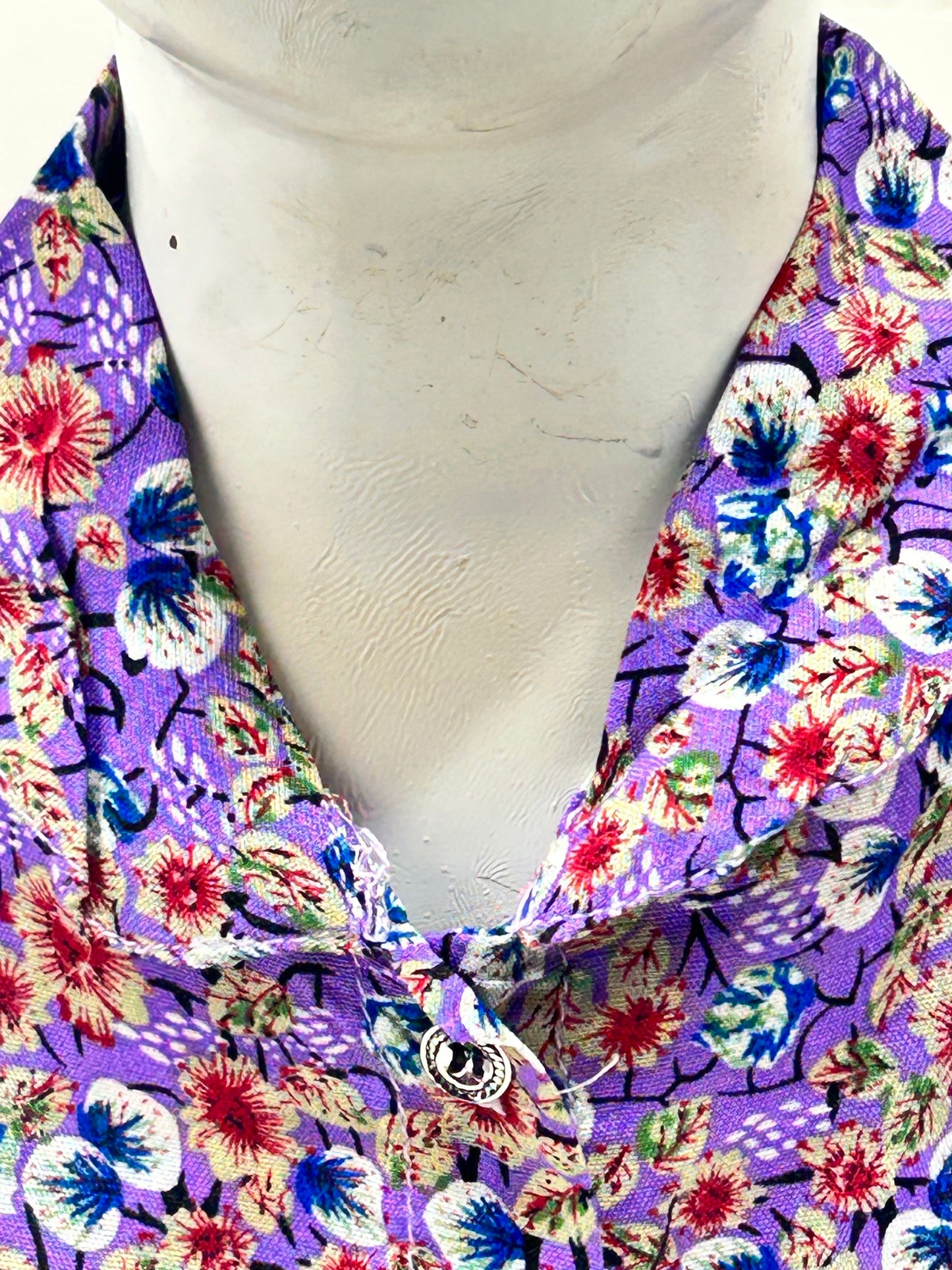 1Yrs - 4Yrs Purple Frock For Girls RZ linen GF15