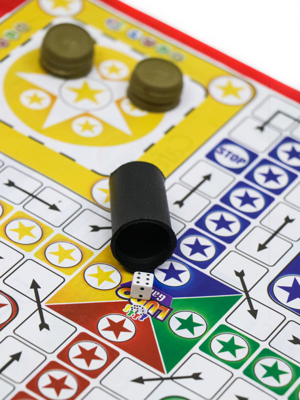 2 in 1 LUDO + Monopoly Set - 12" x 12"