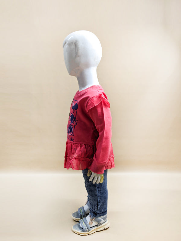 2Yr - 5Yrs Minnie Red Suit For Girls BG GS70