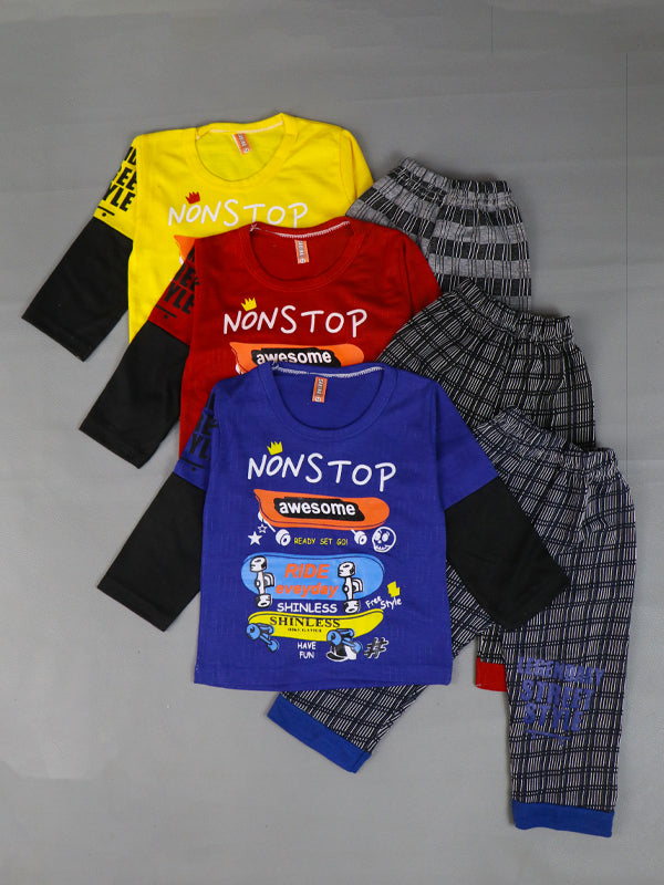 BS63 Kids Suit 2Yr - 5Yrs Non Stop Yellow