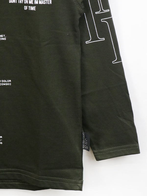ATT Boys T-Shirt 5Yrs - 10 Yrs Times Dark Green