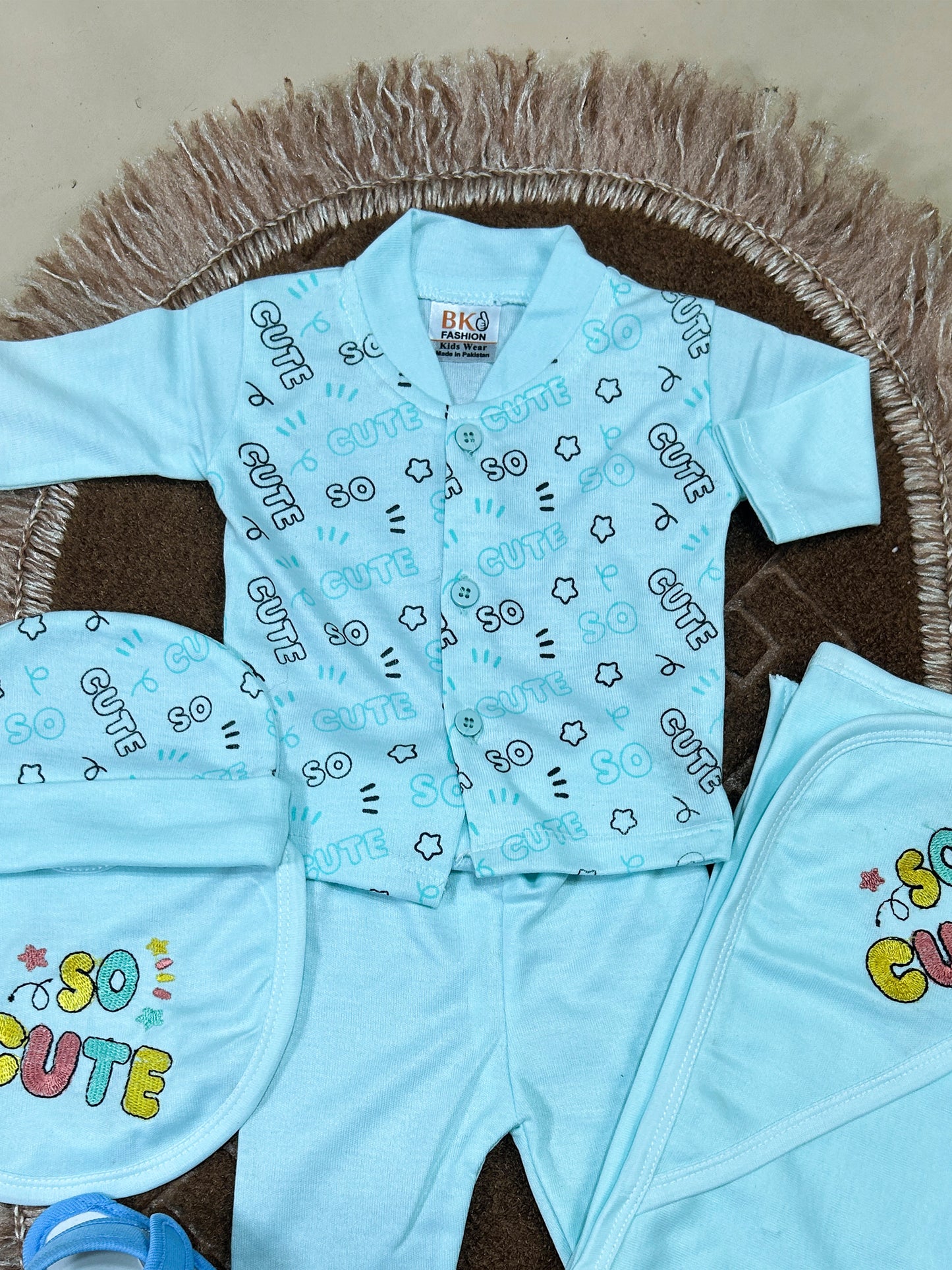 0Mth - 3Mth So Cute 5Pcs Gift Set For Newborn HG NBGS226