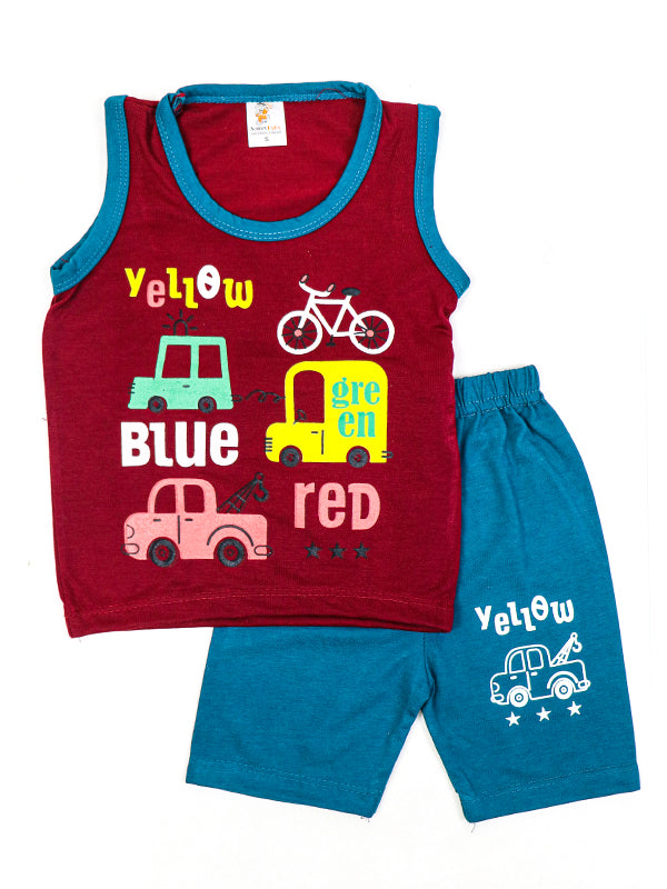 RG Kids Sando Suit 1Yr - 4Yr YGBR Maroon