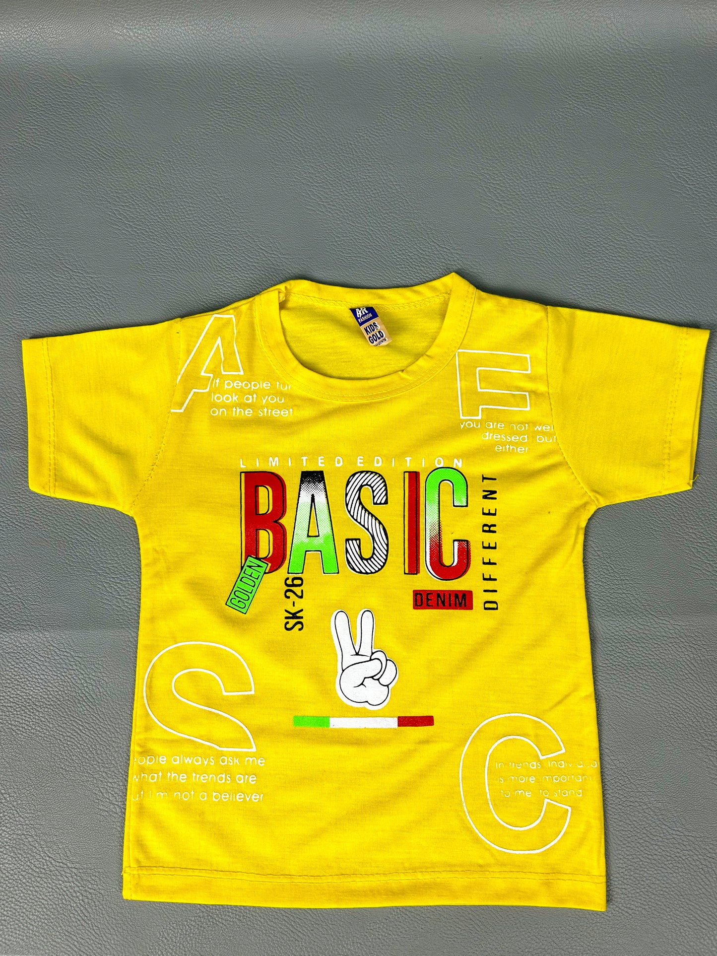 1Yr - 4Yrs Basic Yellow Suit For Kids RZ BS233
