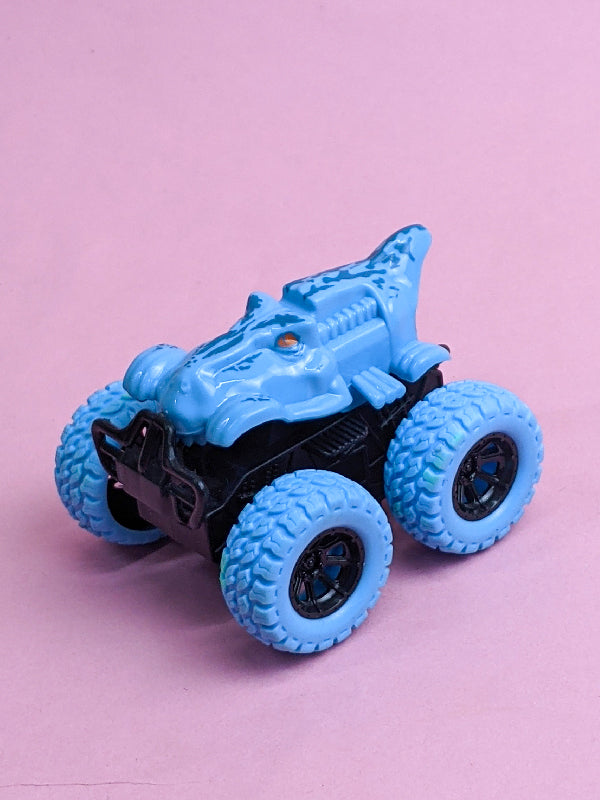 Inertia Dinosaur Stunt Car For Kids - Multicolor