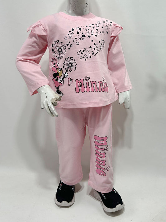 1Yr - 4Yrs Pink Minnie Suit For Girls GS594