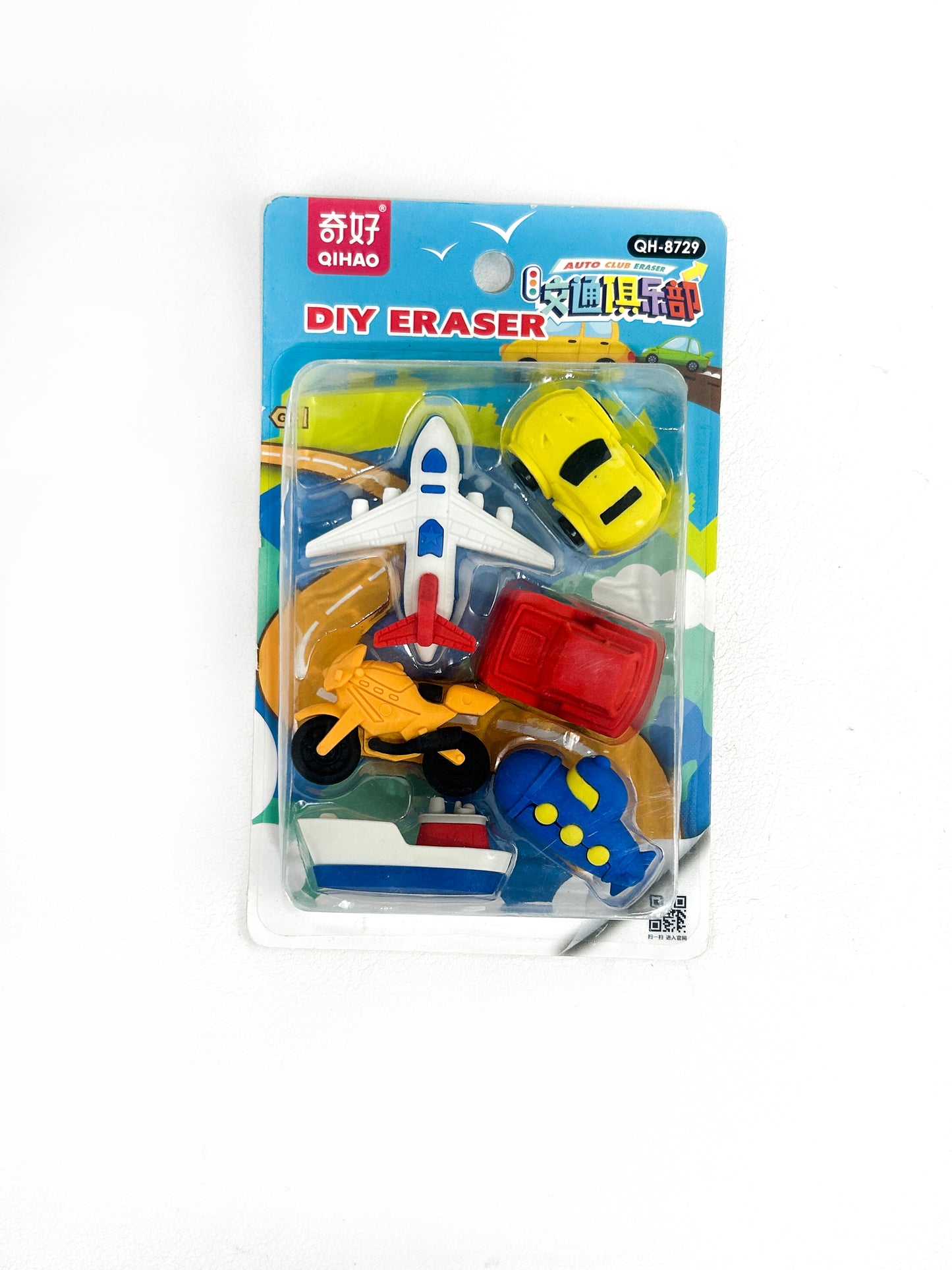 Pack of 6 Diy Eraser Toys Design STA67