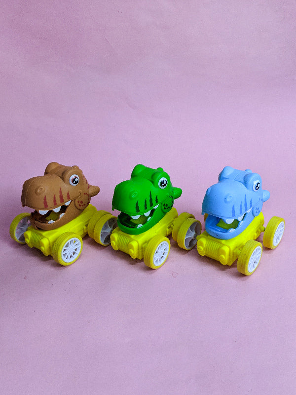 Inertia Dinosaur Car For Kids - Multicolor