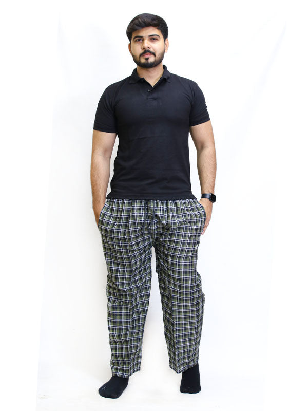 Pack Of 3 A Men's Trouser Checks - Multicolor