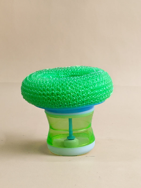 Scrubber with Soap Dispenser Green KIT-10