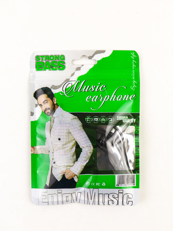 Strong Bass Music Earphones - Multicolor