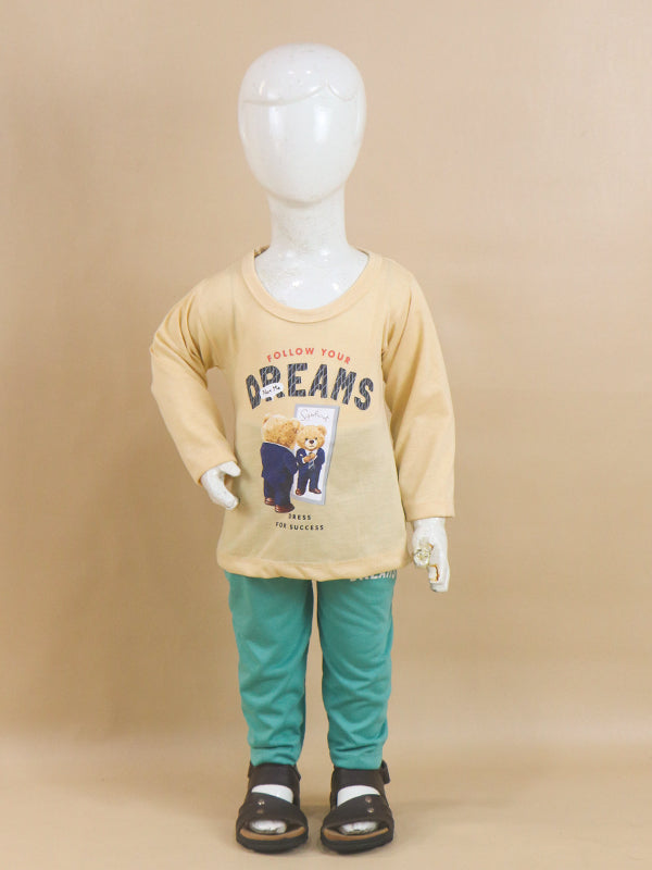 1Yr - 4Yrs Dreams Light Fawn Suit For Kids RG BS70