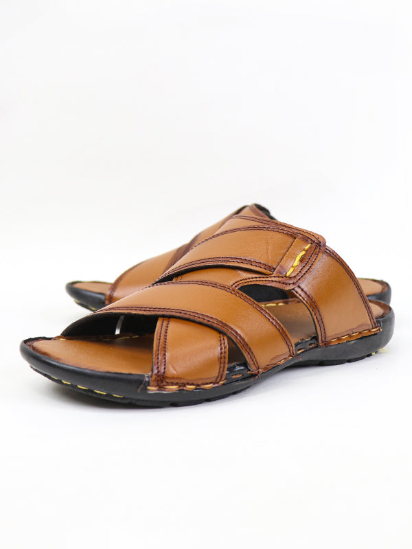 SC Sandal For Men Light Brown Design #6-11