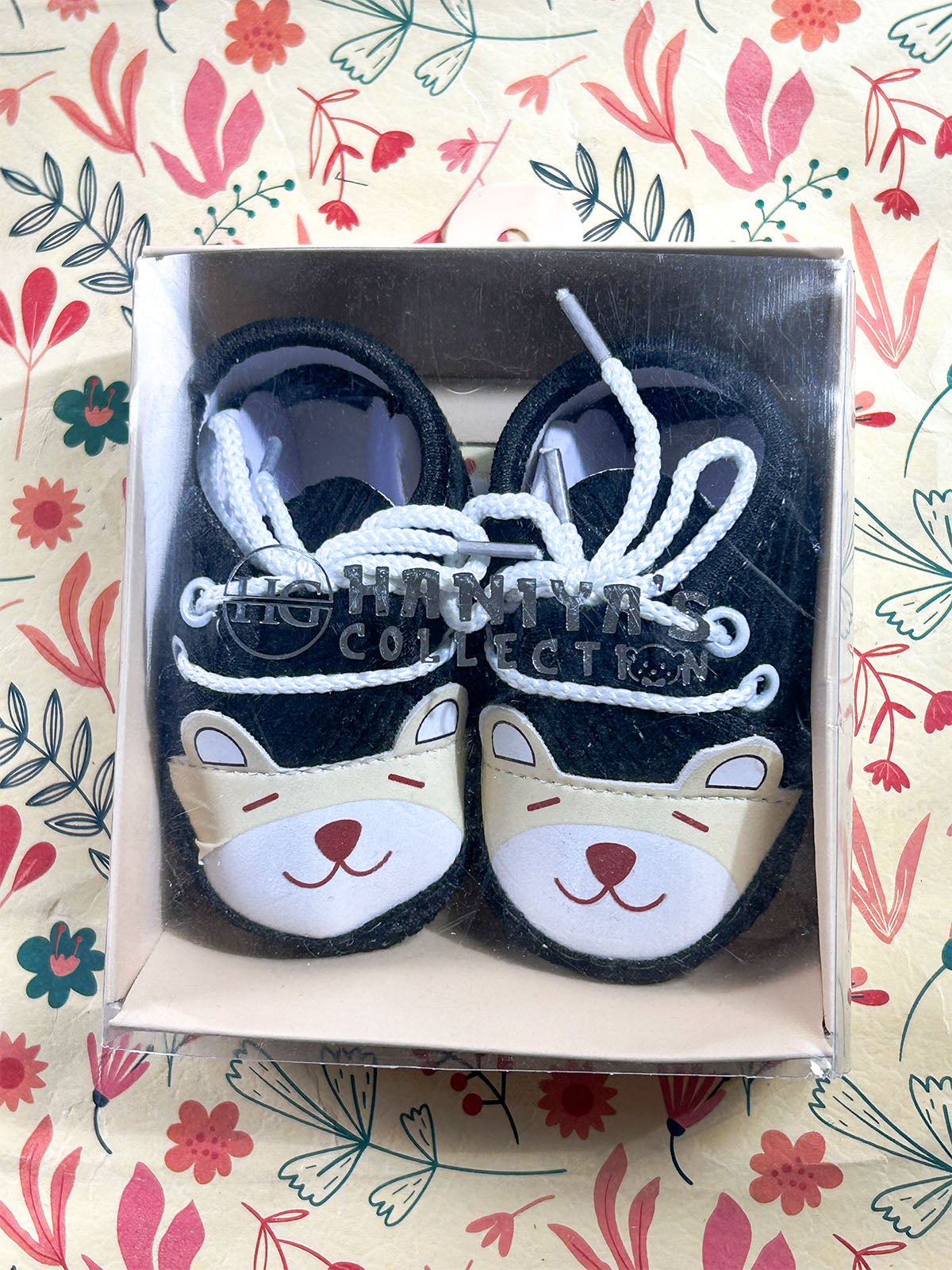 Black Bootie For Newborn NB100