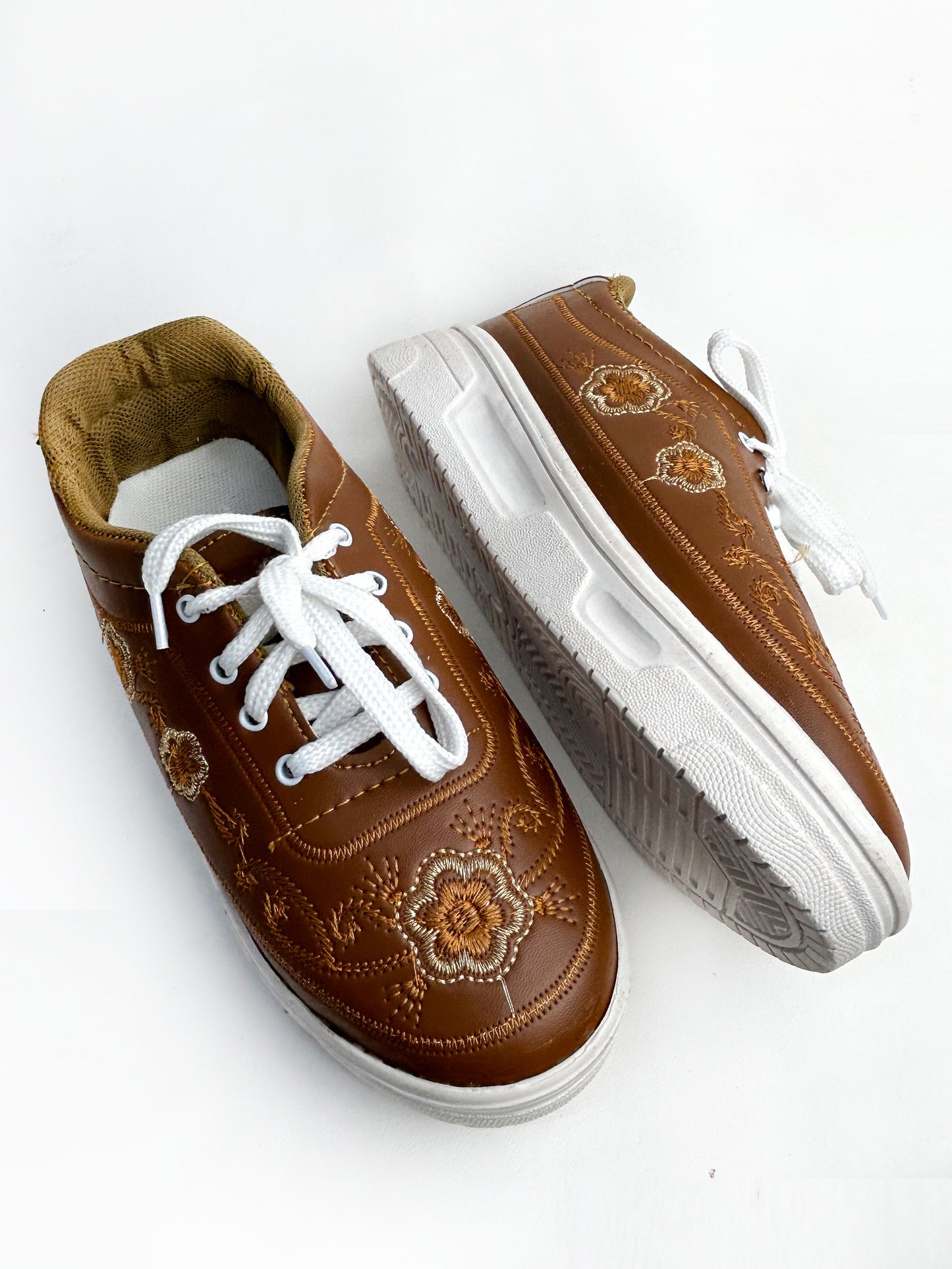 Brown Sneakers For Women/Girls GWS09