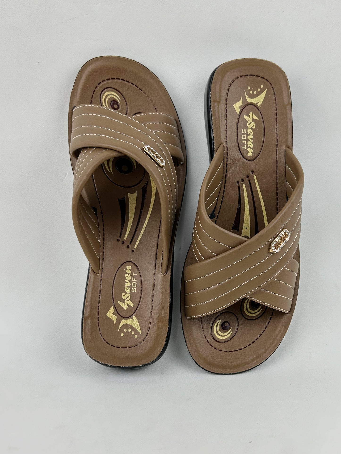Brown Casual Slipper for Women WS17