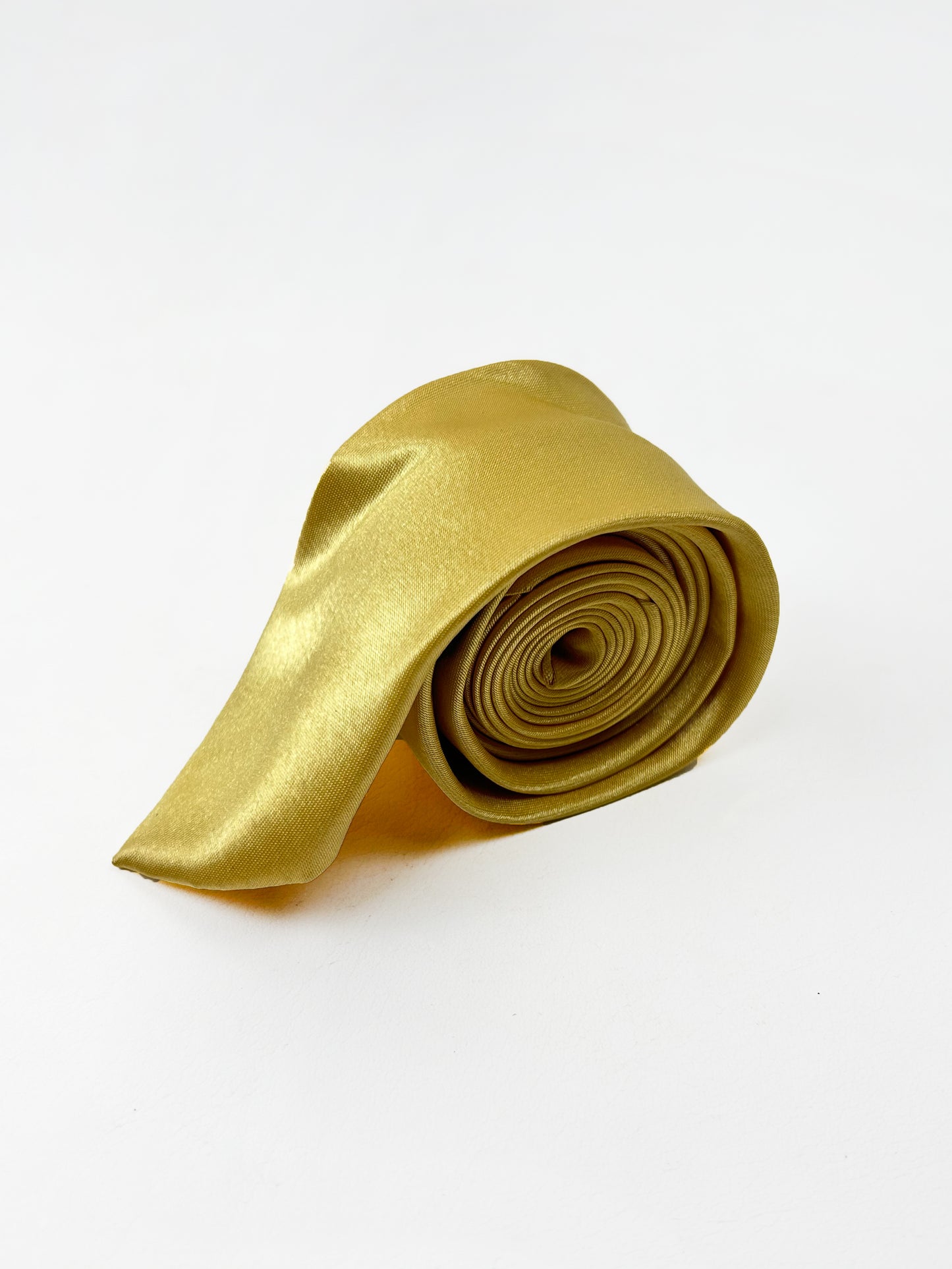 Light Yellow Pencil Tie Thin Formal Party Wear MPT02