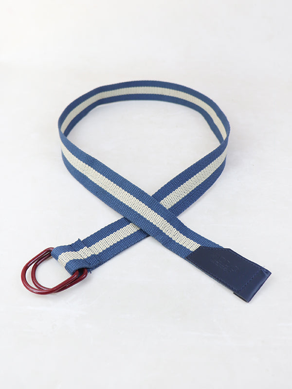 Men's Casual Belt Blue Lined