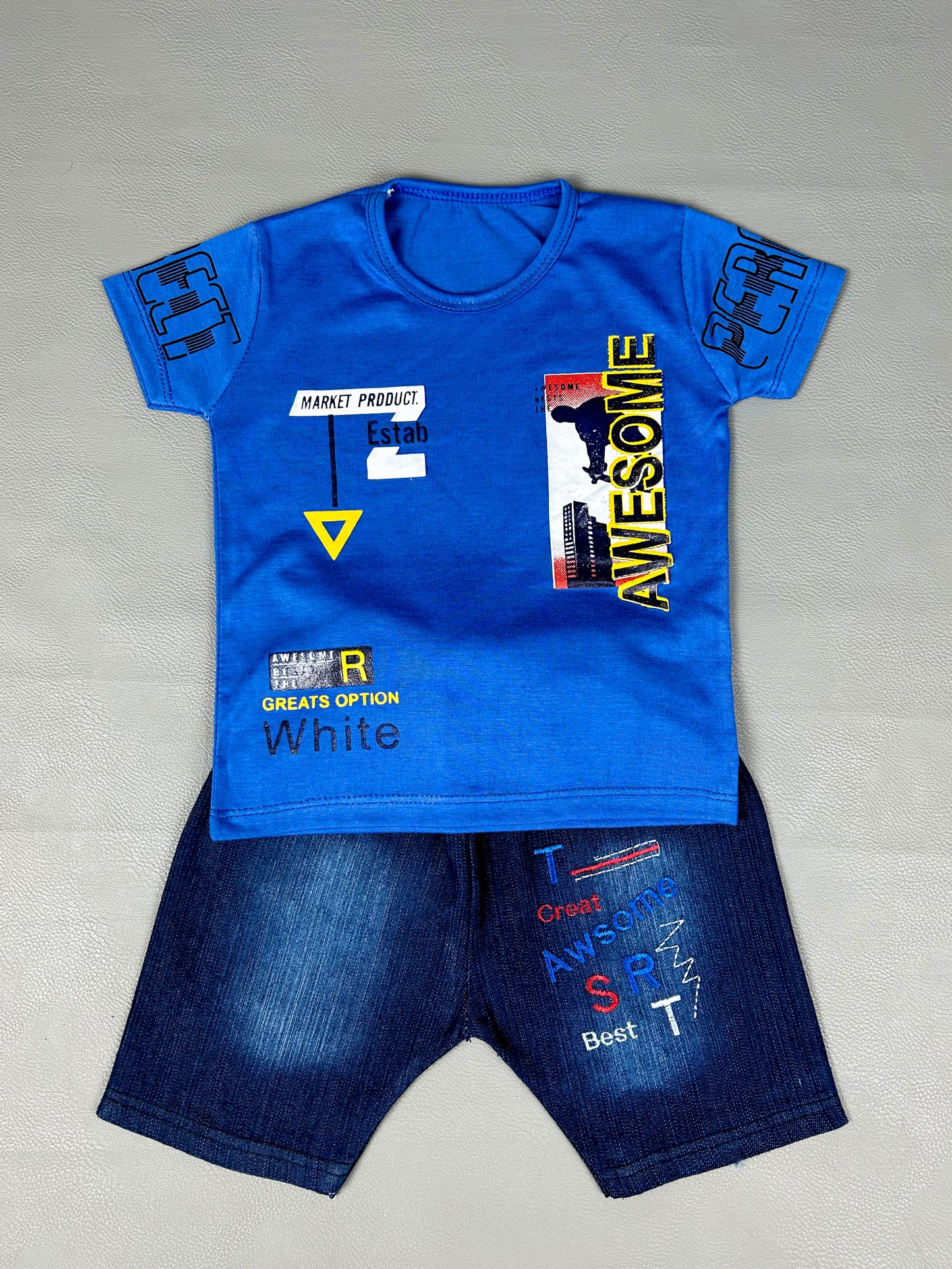 1Yr - 4Yrs Awesome Blue Suit For Kids RZ BS290