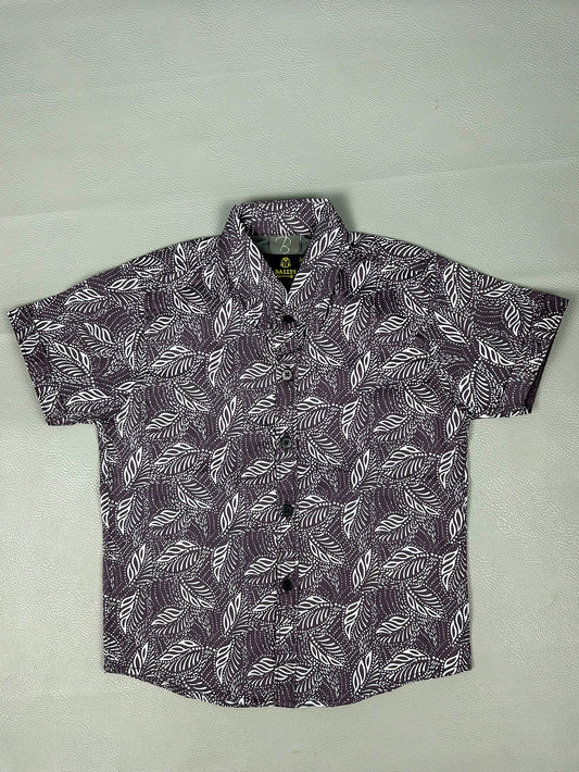 4Yrs - 8Yrs Light Maroon Casual Shirt for Boys BCS43