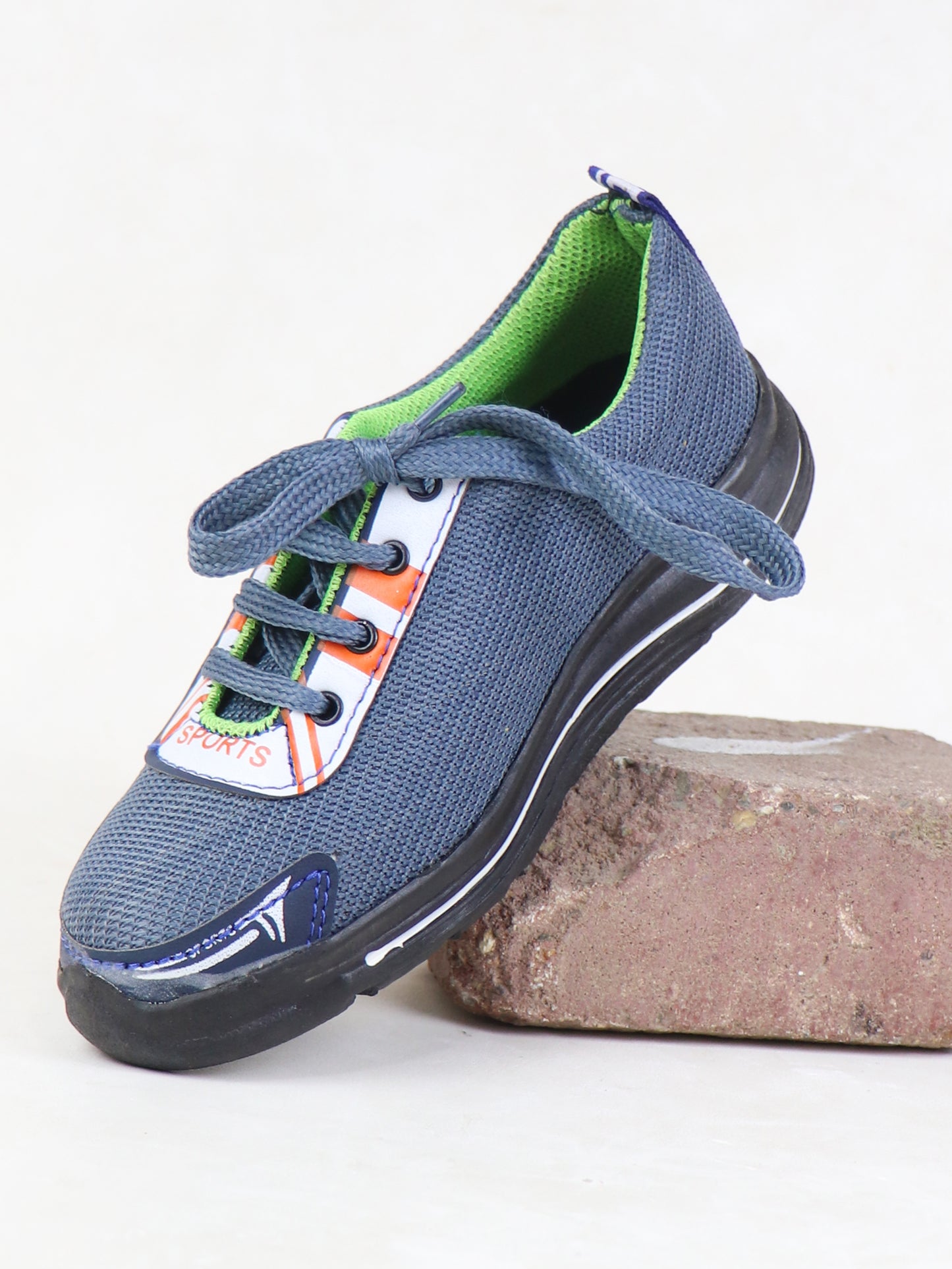 BS48 Boys Jogger Shoes 8Yrs - 17Yrs Grey