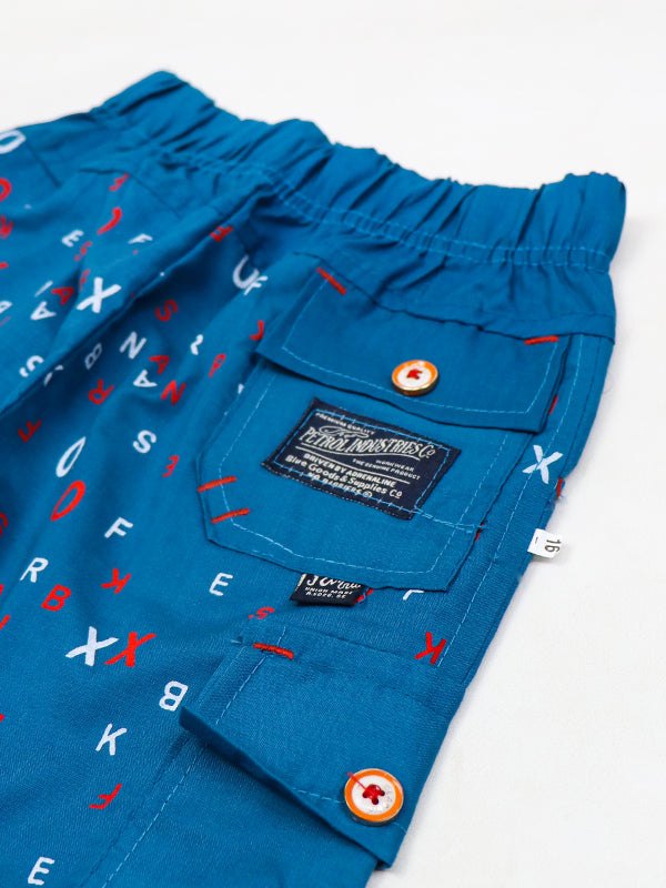 TB Boys Short 2 Yrs - 5 Yrs Sea Blue