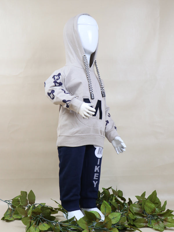 BS12 SK Hooded Kids Suit 1Yr - 4Yrs M Grey