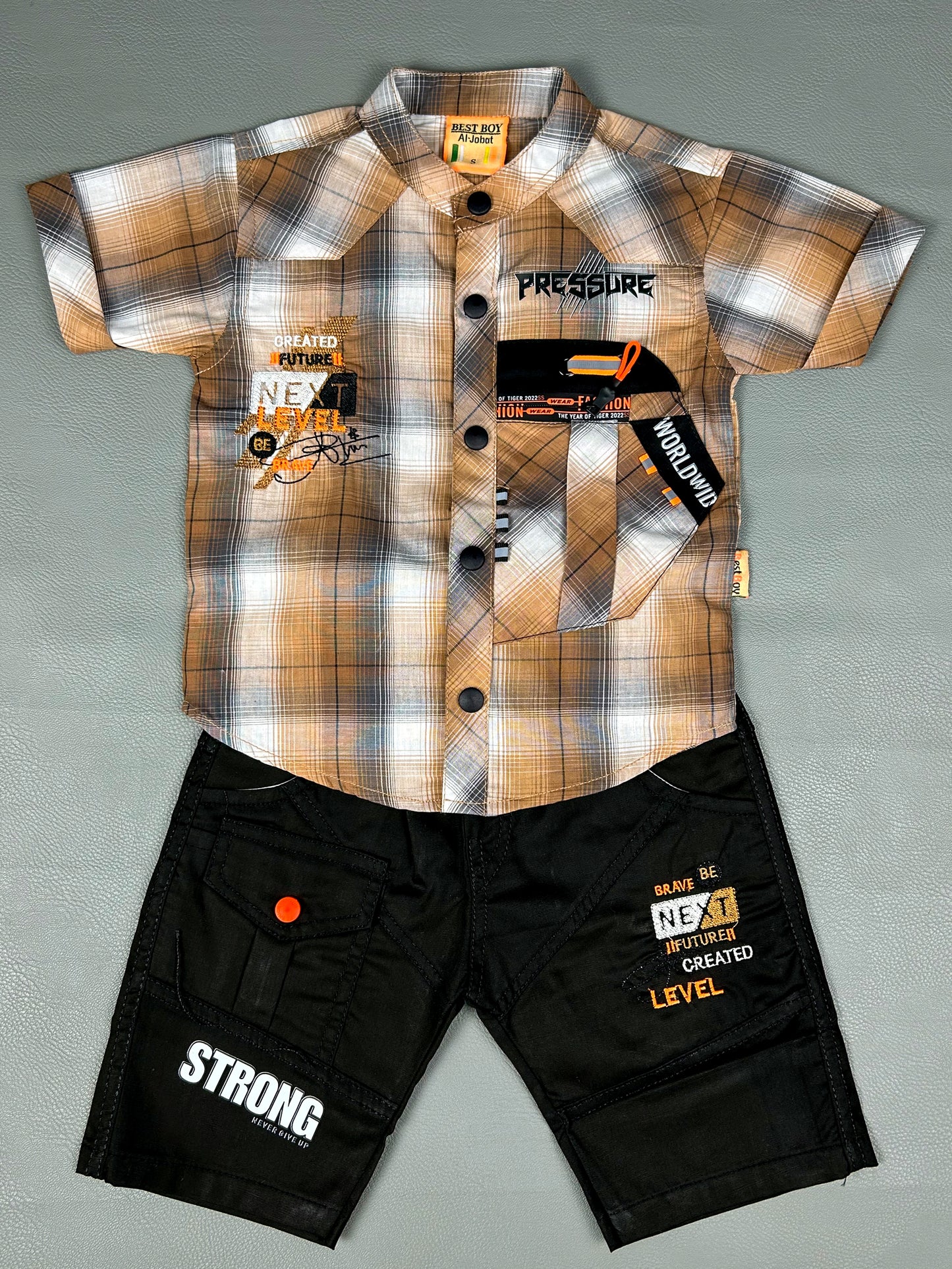 1Yr - 4Yrs Level Orange Suit For Kids AJ BS295
