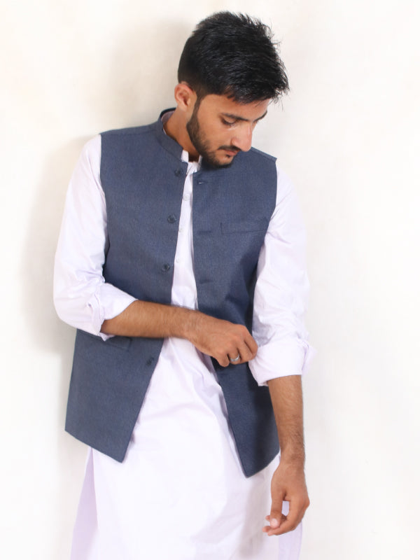 Waistcoat for Men Blue