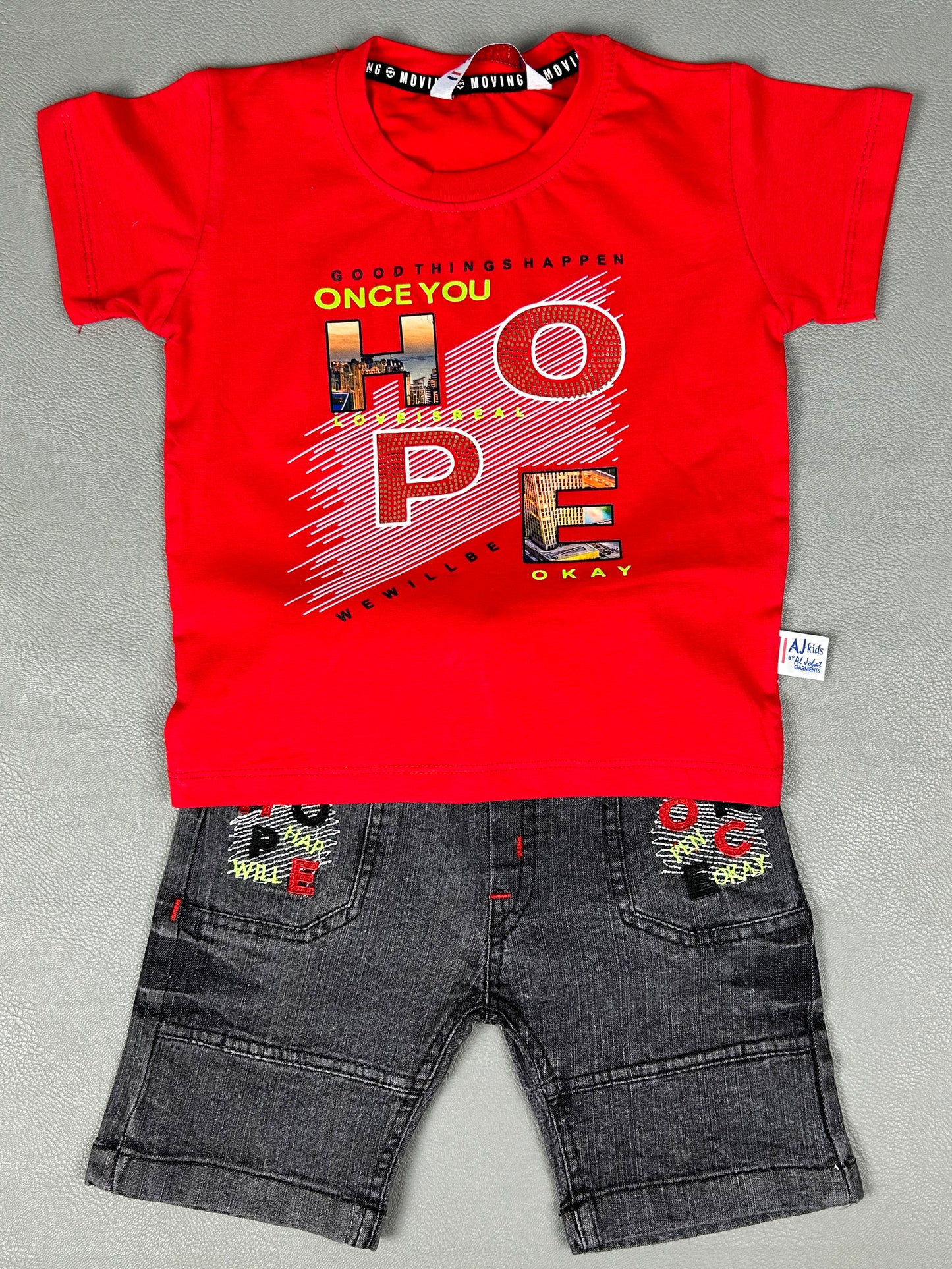 1Yr - 4Yrs Hope Red Suit For Kids AJ BS303
