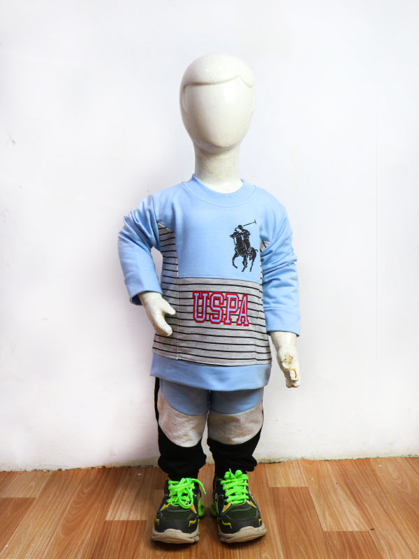 1Yr - 4Yrs USPA Sky Blue Suit For Kids BGF BS72
