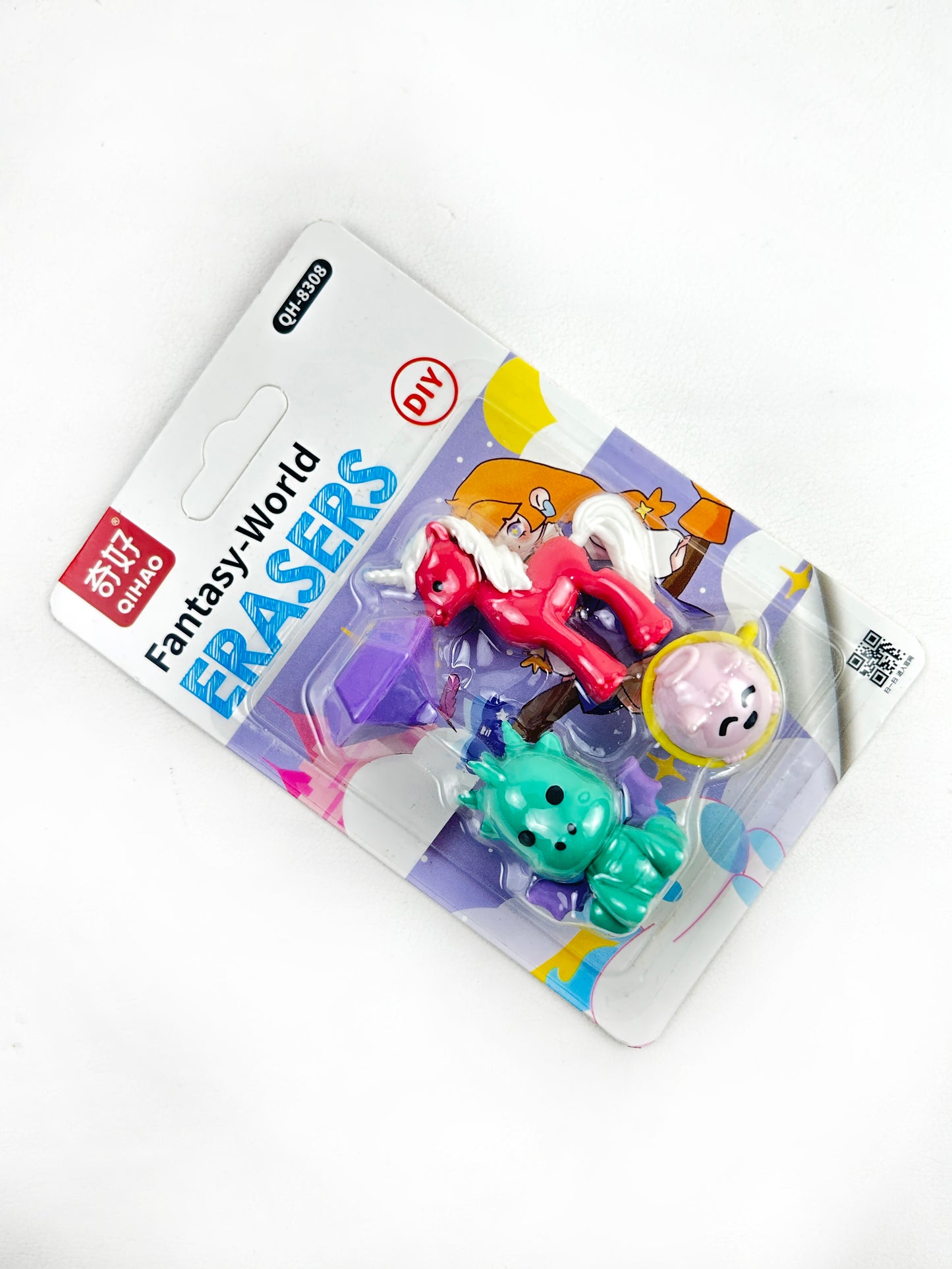 Pack of 4 Fantasy World Erasers Toys For Kids STA58