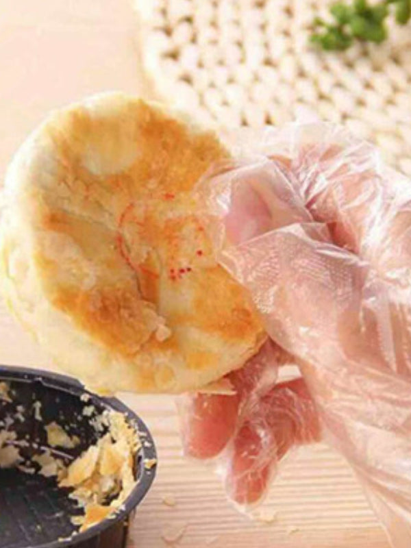 Disposable Plastic Gloves - 100 Pcs