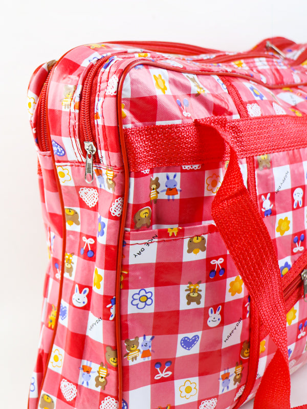 NewBorn Baby Diapers Bag Happy Day - Red