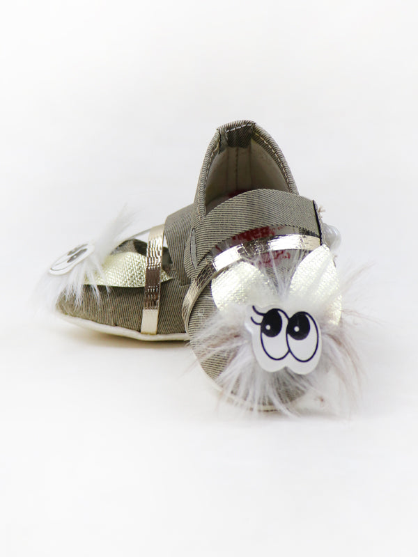 NBYB06 Baby Girl Crochet Bootie Shoes Green Shade