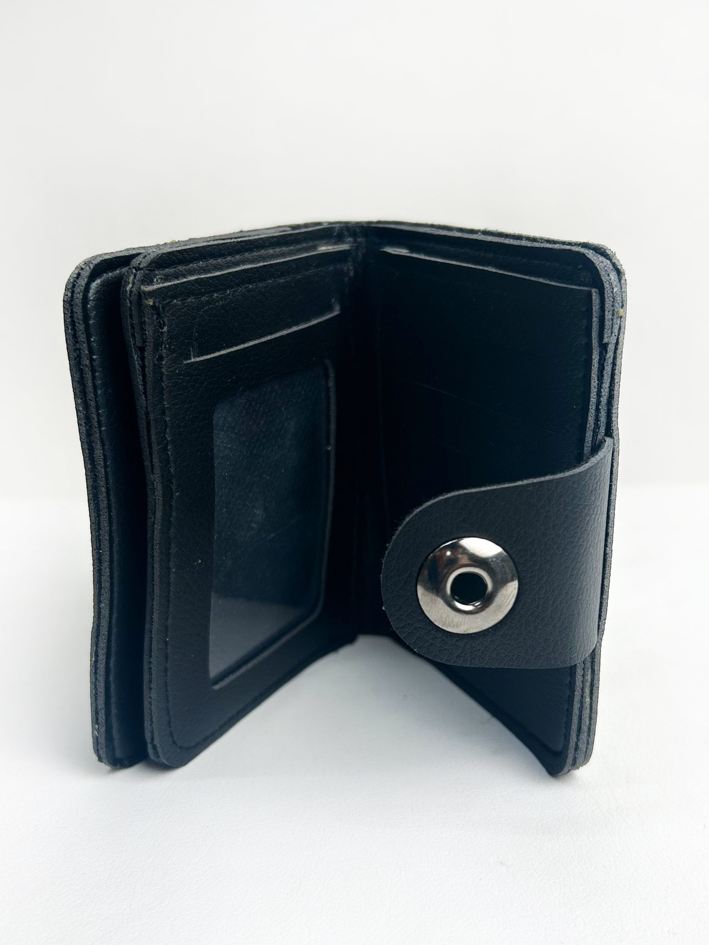 Black Syn-Leather Wallet For Men MW07