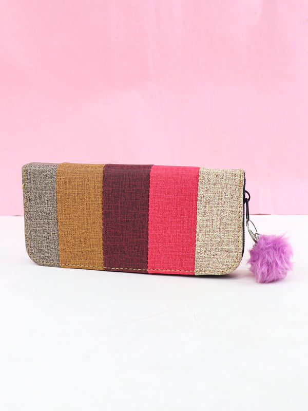Printed Zipped Wallet for Girls 02