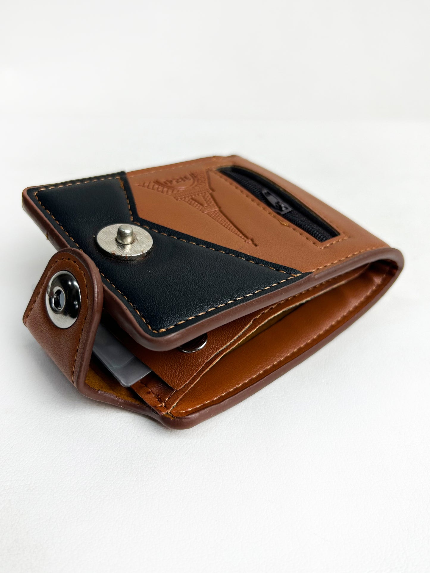 Brown Syn-Leather Wallet For Men MW20