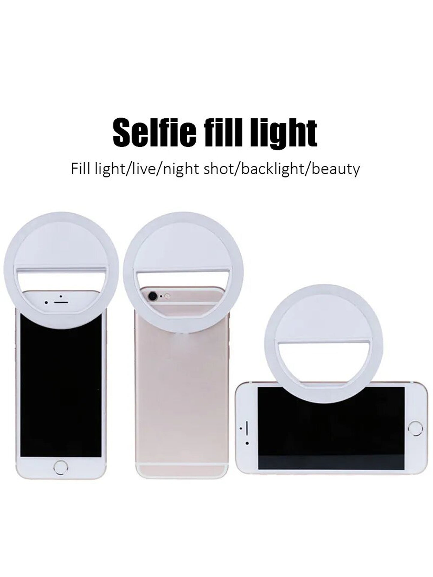 Portable Mini Selfie Ring Light for Mobile Phones