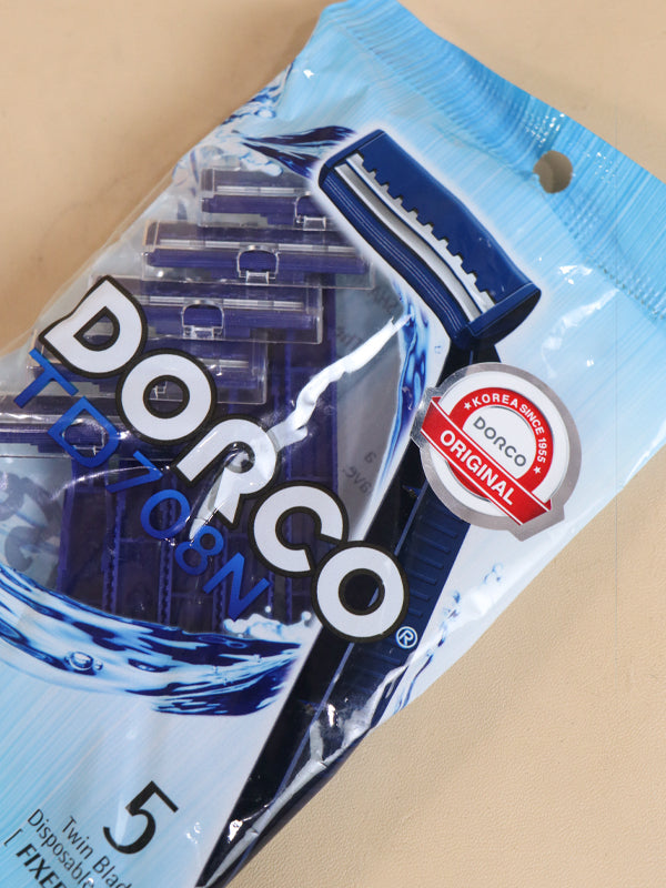 Pack Of 5 Dorco Twin Blade Razor Disposable