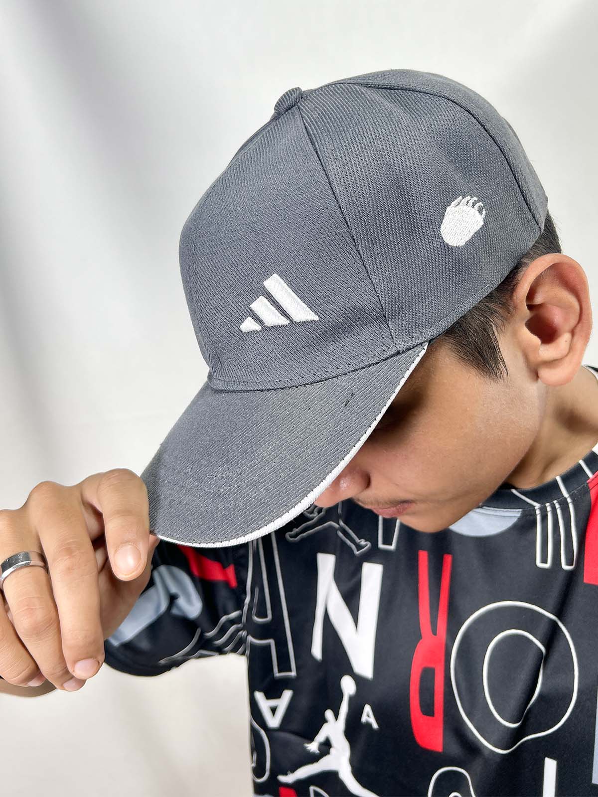 Grey Basic P-Cap For Men CAP11