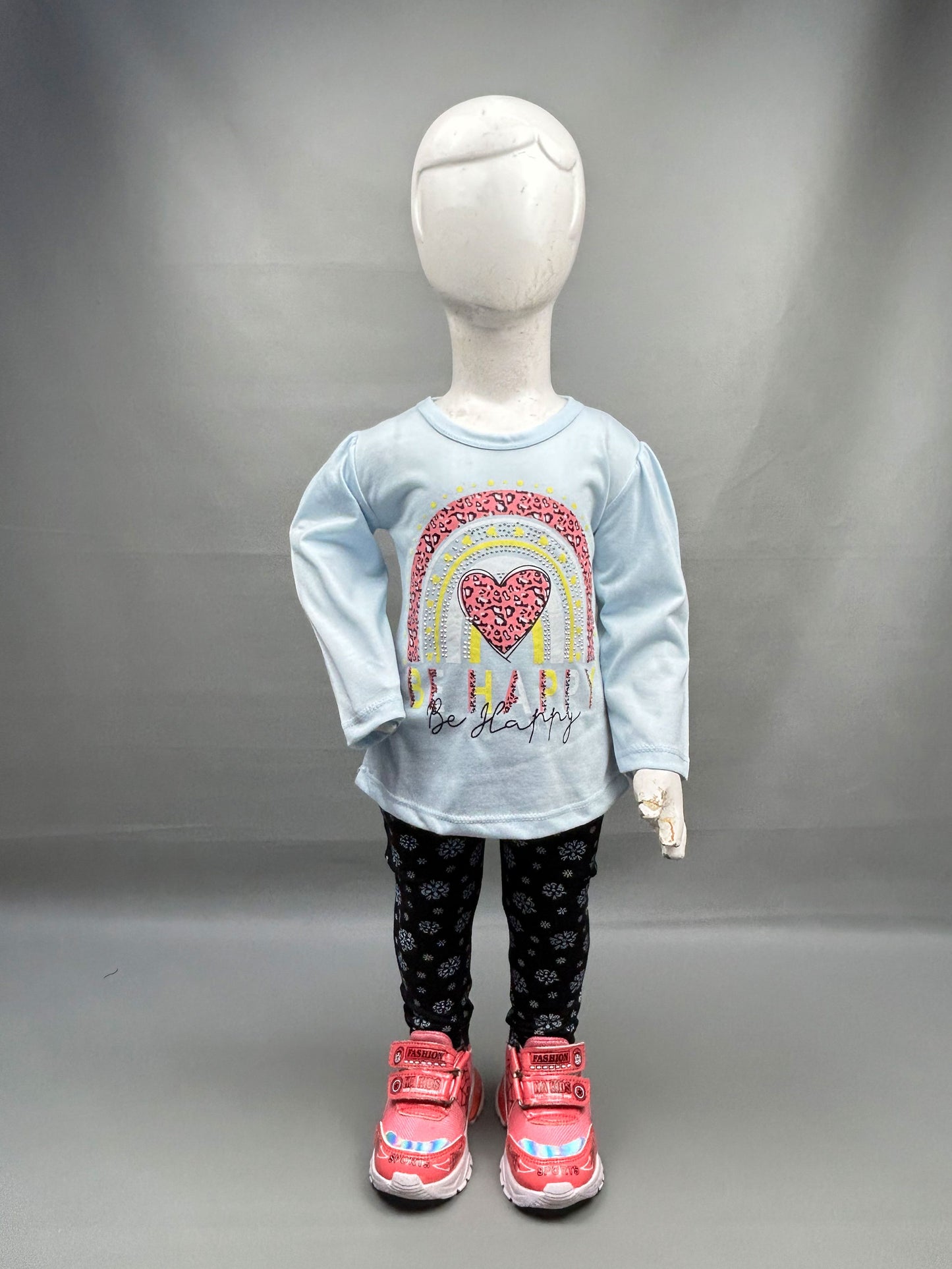 1Yr - 4Yrs Be Happy Light Blue Suit For Girls RZ GS101