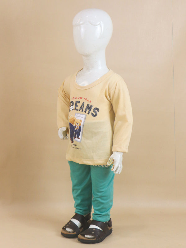 1Yr - 4Yrs Dreams Light Fawn Suit For Kids RG BS70