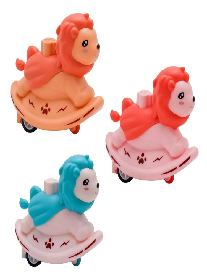 Inertial Lion Car For Kids - Multicolor
