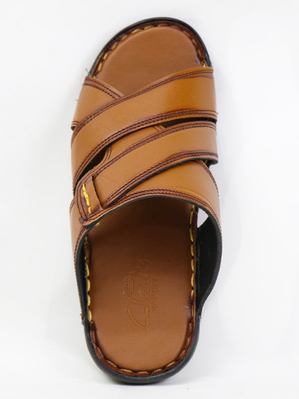 SC Sandal For Men Light Brown Design #6-11