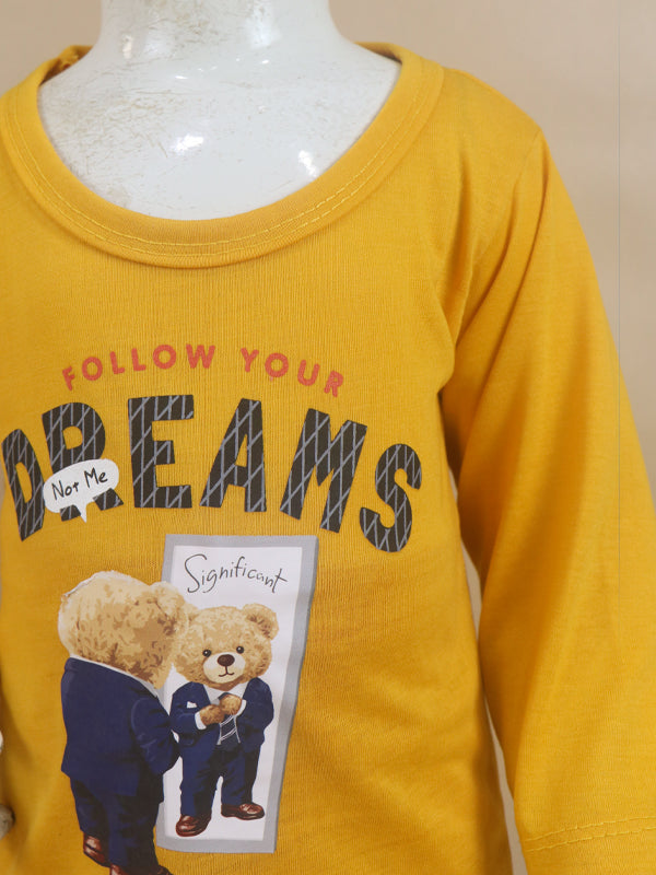 1Yr - 4Yrs Dreams Yellow Suit For Kids RG BS70